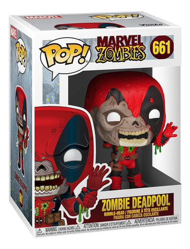 Funko Pop! Zombie Deadpool #661 Marvel Original Vinilo
