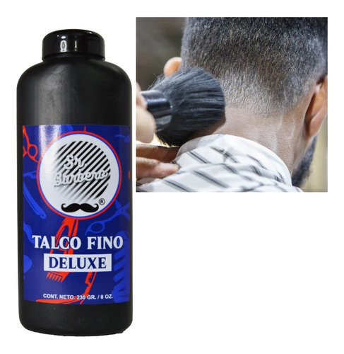 Talco Fino Para Barberia Deluxe Sr Barbero 230g