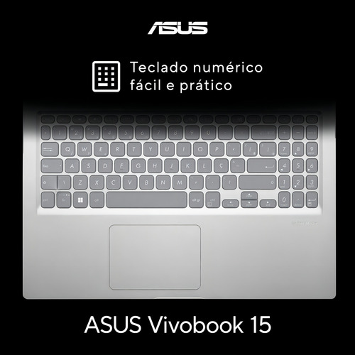 Notebook ASUS Vivobook I3 8GB 512GB Endless X1500EA-EJ3667 - Excelente (Recondicionado)