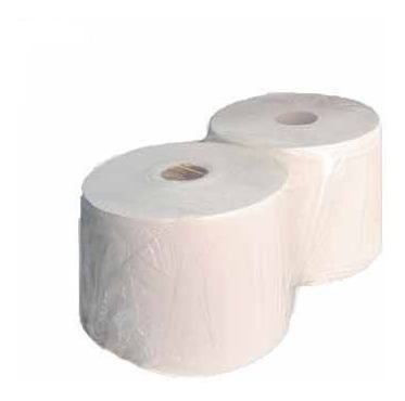 Rollo Bobina Toalla De Papel 25cm. X 400mt. D/h Blanco