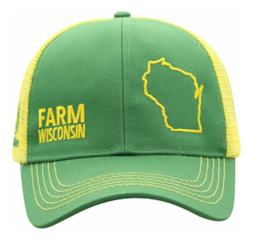 John Deere Gorra Estilo Mens Farm Wisconsin Trailero Lp70856