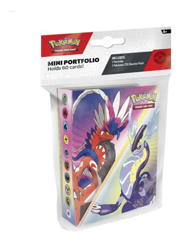 Pokemon Mini Album Con 10 Cartas Portafolio Scarlet Violet I