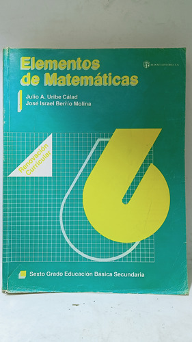 Elementos De Matemáticas - Julio Uribe Y José Berrío - Bedou