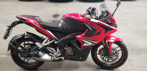 Bajaj Rouser Rs 200 Roja Excelente Estado + Casco Ls2 320