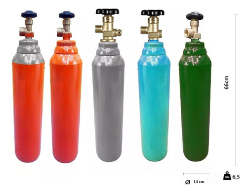 Tubo De 1 Mt3 Atal Argon Co2 Oxigeno O Nitrogeno Industrial