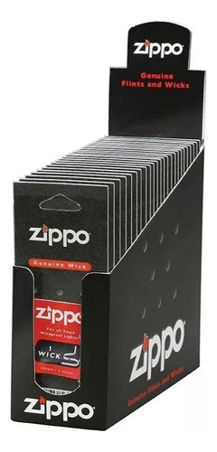 Mecha Para Encendedor Marca Zippo Con 24 Piezas 100mm Largo