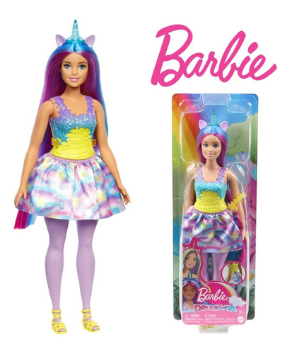 Muñeca Barbie Unicornio Original