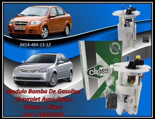 Modulo Bomba De Gasolina Chevrolet Aveo Optra  Marca :clipse