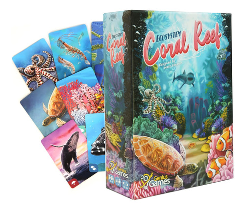 Juego De Mesa Ecosystem: Coral Reef /cartas