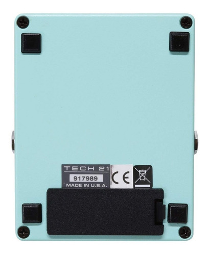 Imagen 3 de 3 de Pedal de efecto Tech 21 SansAmp Geddy Lee Signature YYZ celeste