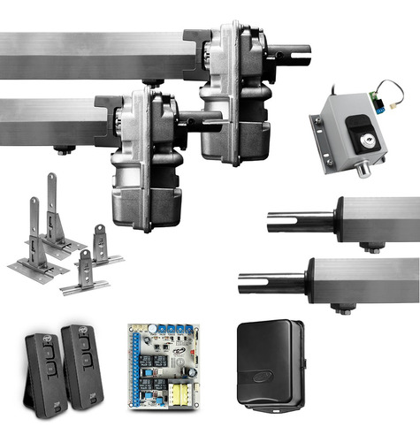 Kit Motor Ppa Pivotante Super 1/4 Hp Sup Trava Portão 125kg