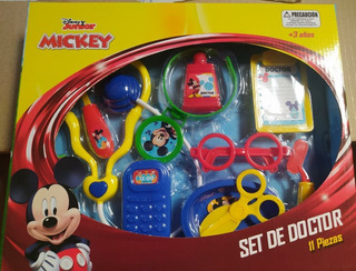 Set De Doctor En Caja 11 Pzas Mickey Disney Pronobel 