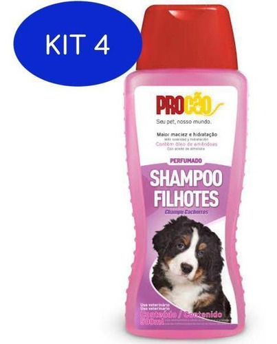 Kit 4 Shampoo Filhotes - Procão