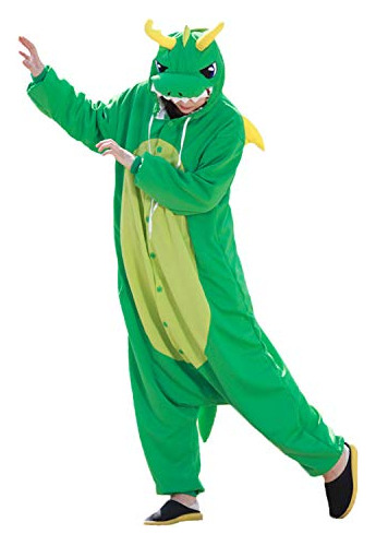 Animal Cosplay Disfraz Dragon Unisex Adulto Pijamas