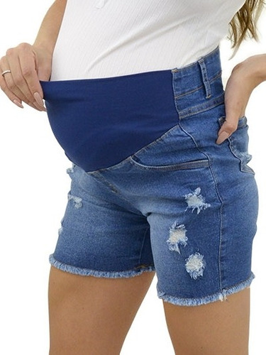 Shorts De Gestante Estilosa E Fashion  Grávida 