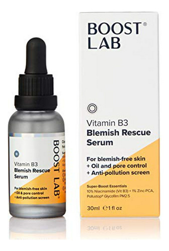 Boost Lab Vitamin B3 Blemish Rescue Serum - Helps Reduce Ski