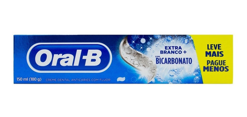 Oral-b Extra Blancura Pasta Dientes Con Bicarbonato 180 G