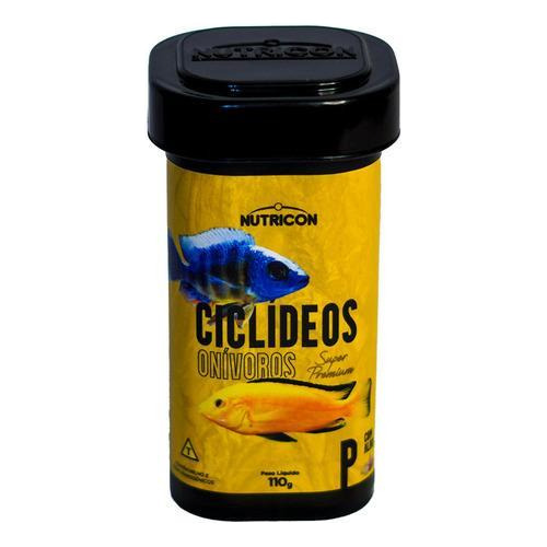 Ração Nutricon Ciclideos Onivores P 110g