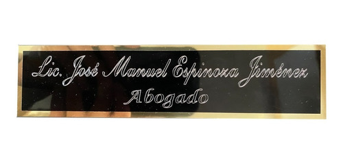 Placa Para Nicho Metálica Personalizada 10x5cm Urna Funerari