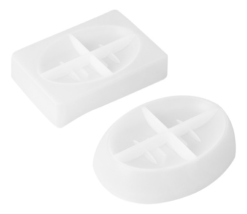 2 Peças De Saboneteira De Silicone, Molde De Resina, Caixa D