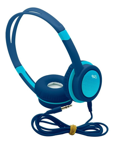 Headphone I2go Kids Cabo Removível Limitador Volume Azul