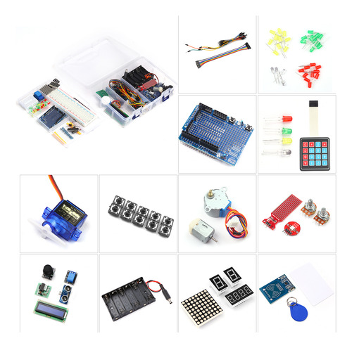 Kit Electrónico Completo Compatible Con Arduino Uno R3