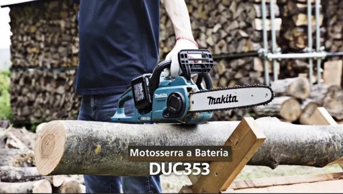 Motosserra A Bateria 1100w 350mm Com Bateria Duc353 Makita