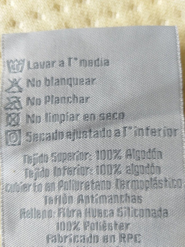 Cubre Colchón Impermeable Rosen 1 Plaza Mirafale Blanco 1.5 Plazas