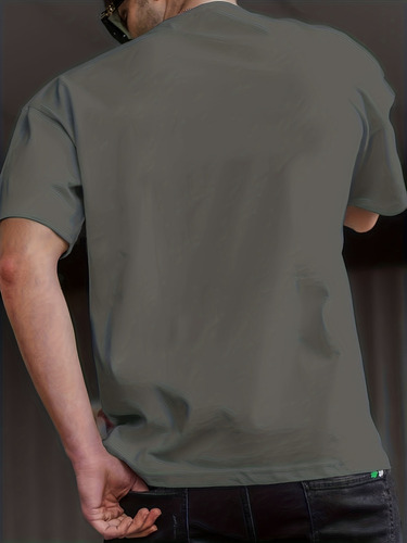 Playera Deportiva Con Cuello Redondo Y Estampado Juvenil Par