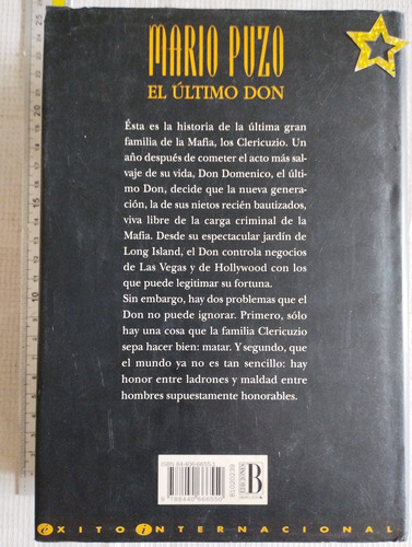 Libro El Último Don Mario Puzo V (Usado)