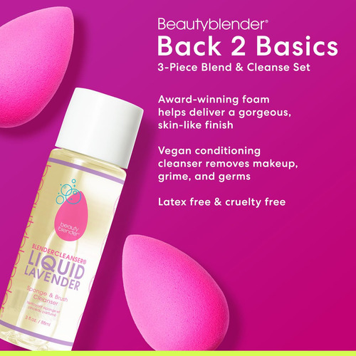 Beautyblender Back 2 Basics - Juego De Mezcla Y Limpieza Con