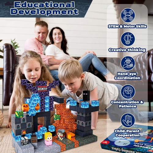 Bloques Magnéticos Annexfun Build Magnet Dark Mechanical Cas