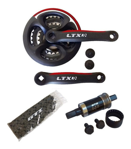 Pe De Vela Ltx Tipo Shimano Eixo Rolamento Gts Corrente Gts