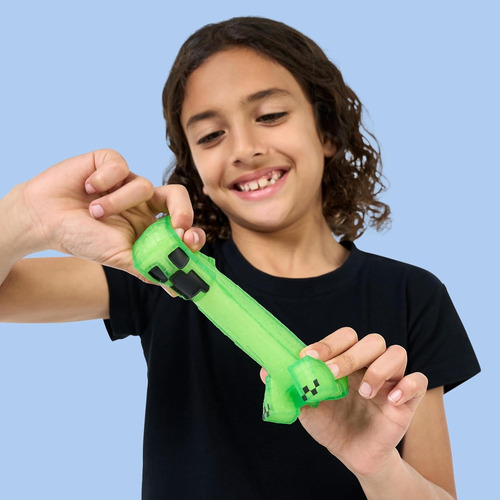 Figura Elástica Heroes Of Goo Jit Zu Minecraft Creeper