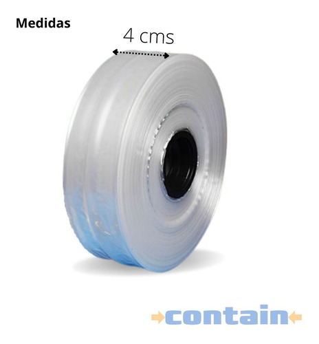 1 Rollo De Polietileno Tubular De 4 Cms Bolis O Empaque