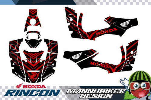 Rincon Honda Graficos Stickers Calcas Vinil Laminado Enduro