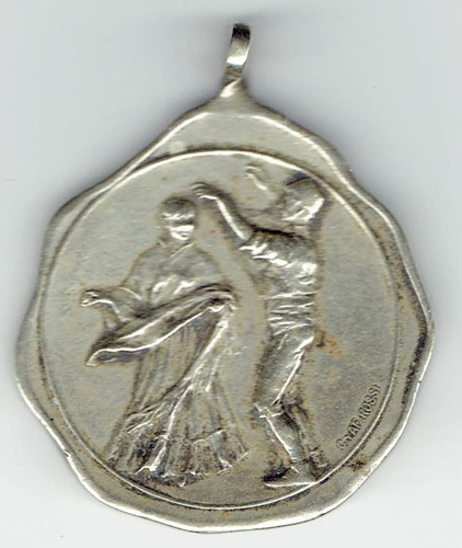 Antigua Medalla Primeras Romerias Españolas Mendoza 1912