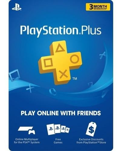 Código Original Playstation Plus 3 Meses Usa Oferta!! 