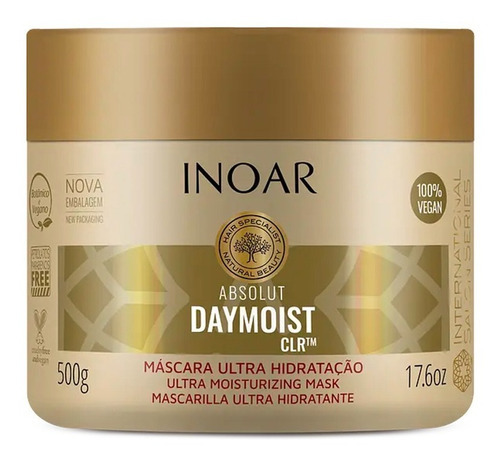 Máscara Daymoist Absolut Inoar 500gr Ultra Hidratación