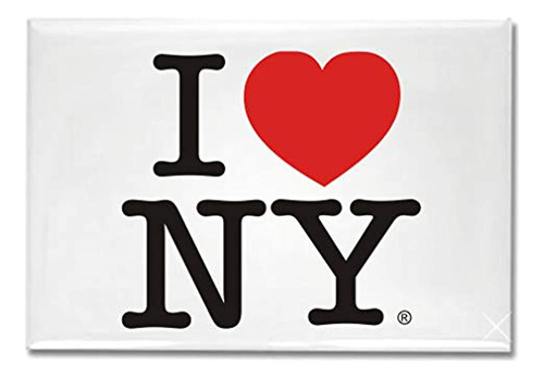 Imán De Nueva York Con Texto En Inglés ''i Love New York''