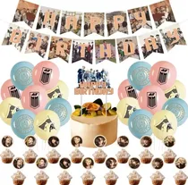 Comprar Kit Cotillon Ateez Kpop Decoración Cotillon Cumpleaños