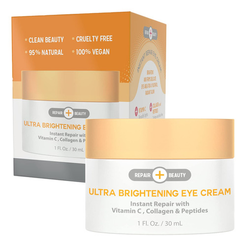 Repair Beauty Crema De Ojos Con Vitamina C, Colgeno Y Pptido