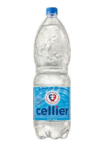 Agua Mineralizada Sin Gas Cellier 2,25 Litros
