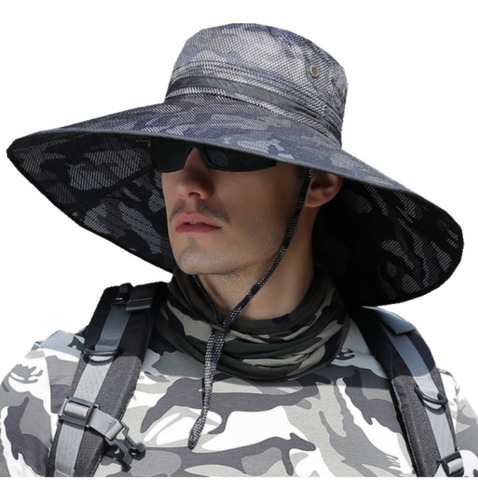 Hjq Nueva Gorra De Pescador Con Protector Solar Y Sombrero