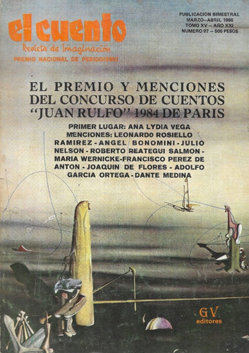 Revista De Imaginación El Cuento N° 97 / México / 1986