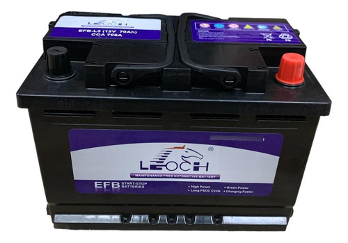 Bateria Leoch 12v 125amp Star Stop 70ah 700cca Gama Baja