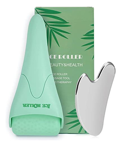 Rodillo Jade  Wonderwin Ice Roller & Gua Sha Set, Ice Roller