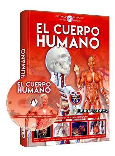 Libro El Cuerpo Humano Anatomía + Cd