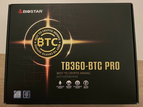 Imagen 1 de 3 de Biostar Motherboard Tb360-btc Pro Btc Eth Mining + Intel I3