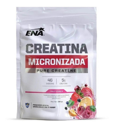 Creatina Micronizada 300grs Ena  Pre Entreno, Energía